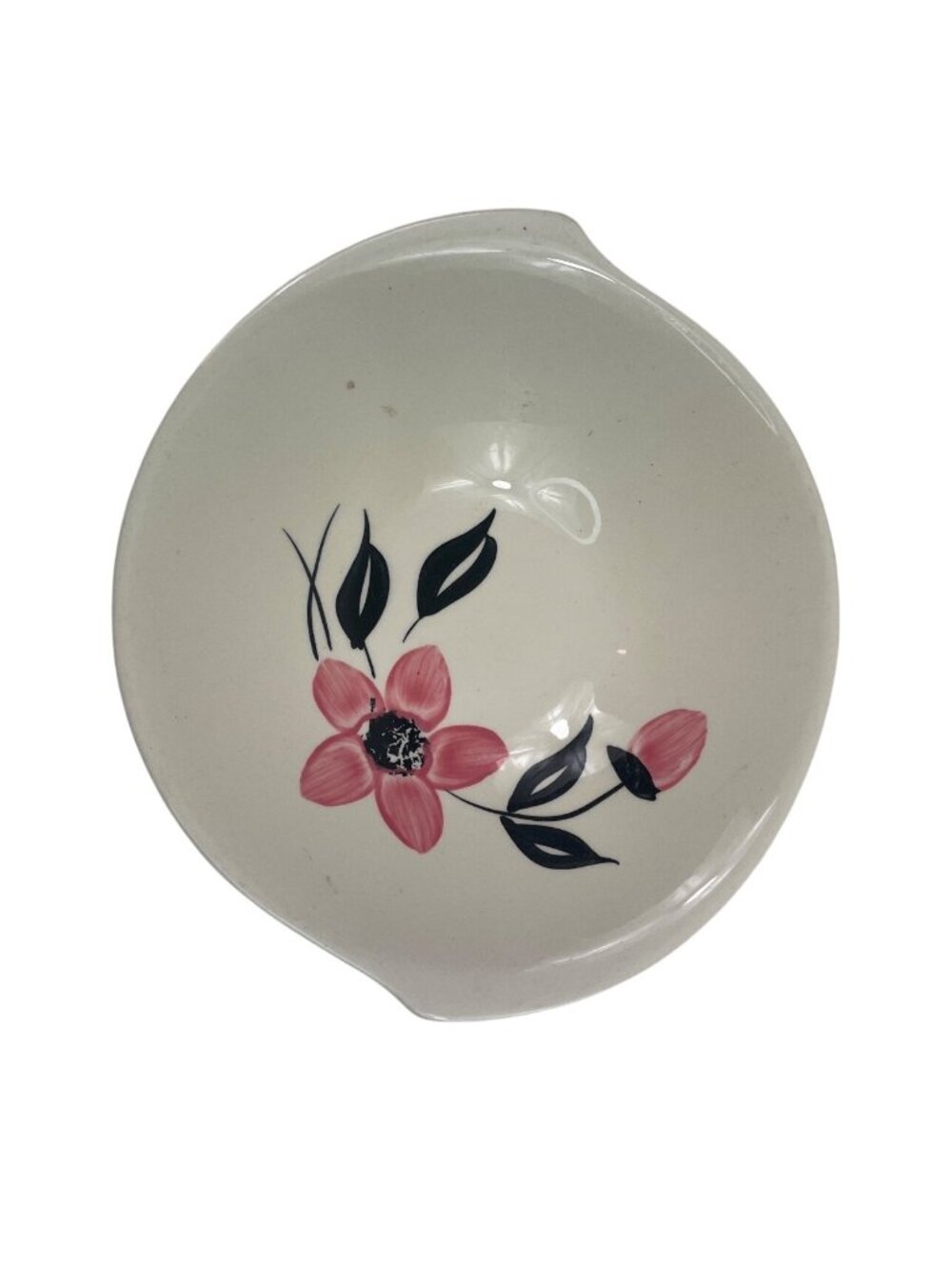 Blue Ridge Southern Potteries Cherokee Rose Lugged Cereal Bowl